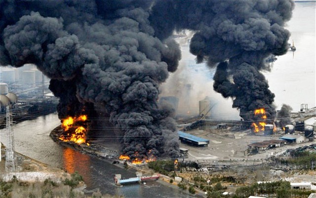 Hydrogen explosion occurs in unit one of the power plant