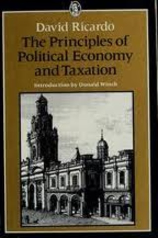 David Ricardo published Principles of Political Economy