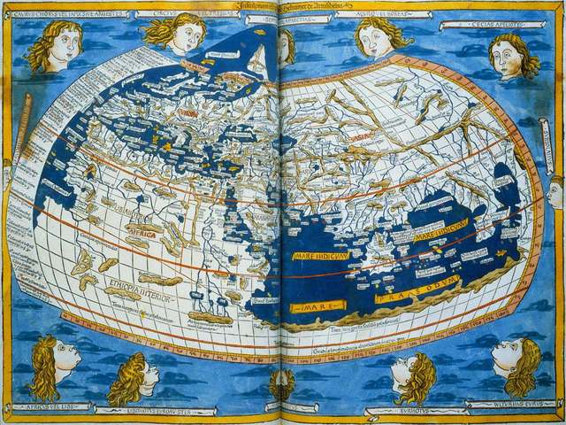 Greek Ptolemy Creates Map of Roman World