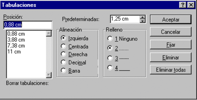 Creacion del Sistema de Tabulacion