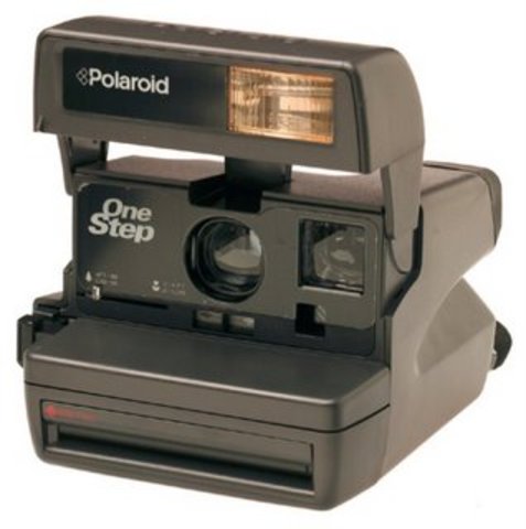 Polaroid camera.