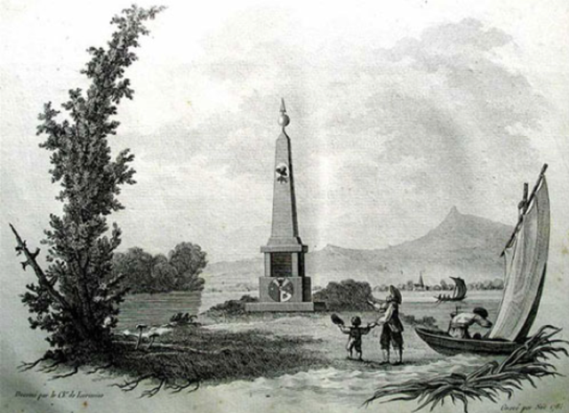 Monument à la gloire de la liberté helvétique détruit par la foudre