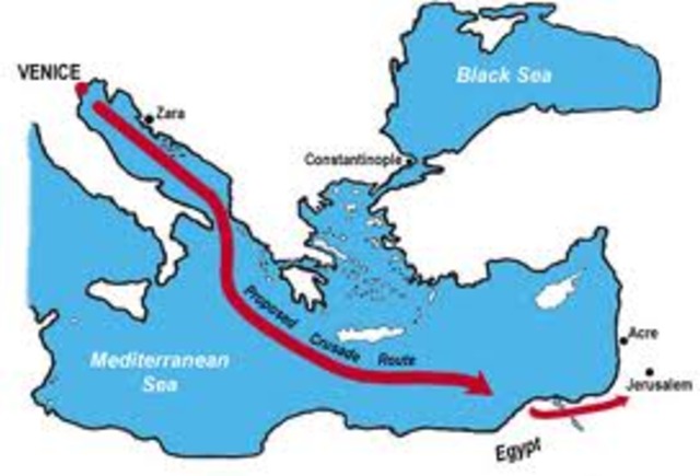 the end of the 4th crusade