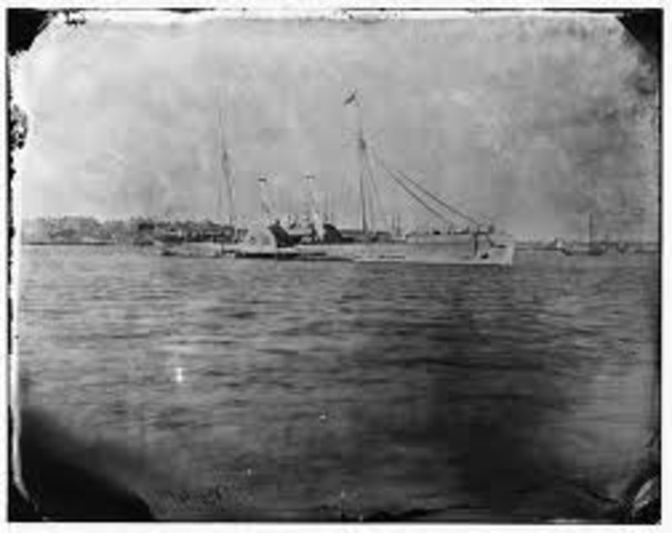 Britain Blockades Amarican Ports