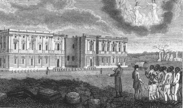 Washington D.C attacked and burned.