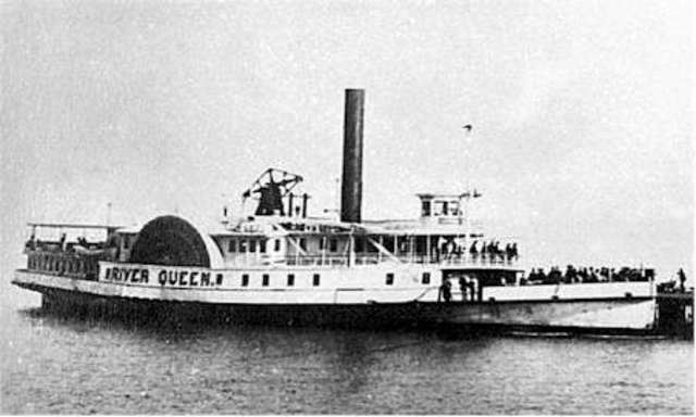 Lincoln talks to Rebel leaders on River Queen