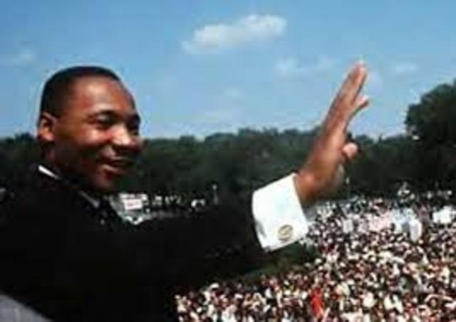 Martin Luther King Jr. gave his famous “I Have a Dream” speech.