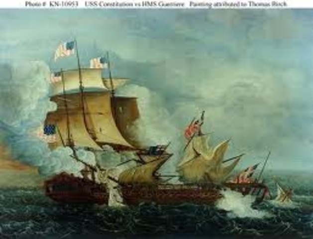 USS Constution Scores a Victiory