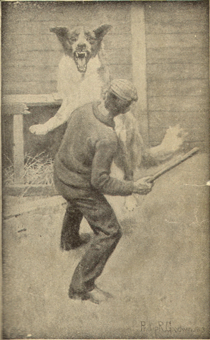 The Man in the red sweat shirt