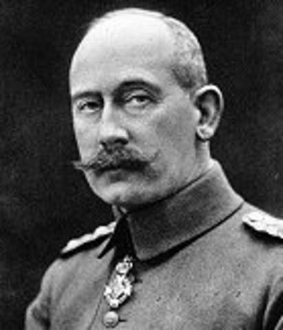Prince Max of Baden was appointed Chancellor