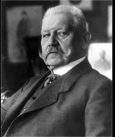 *Germany*Hindenburg Becomes President