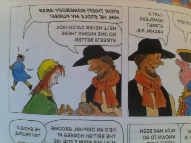 Nick is being chased