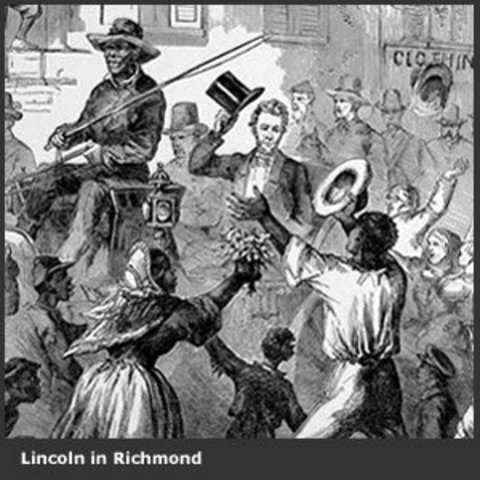 President Lincoln tours the Confederate Capital