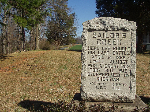 Sailor's Creek May be War's Last Battle