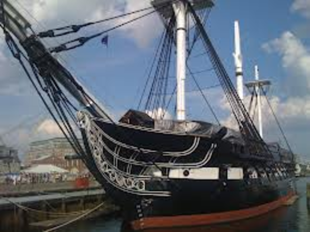 USS Constitution scores a victory