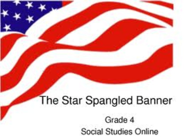 The writing of starspangled