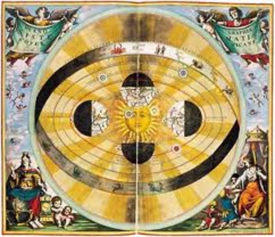 Copernicus publishes Heliocentric theory