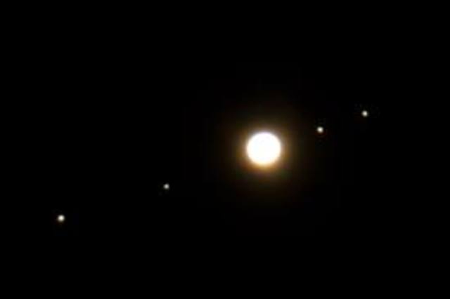 Galileo observes Jupiter's Moons