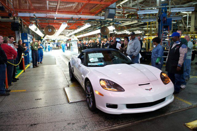 The last 6th generation Corvette was made on the assembly line