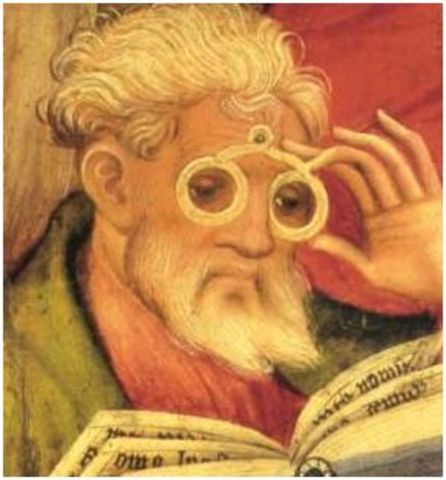 Rager Bacon invents spectacles