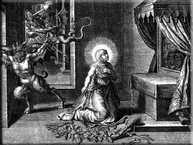 She experienced visions of Christ