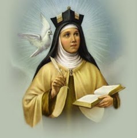 St Teresa was allowed to continue work