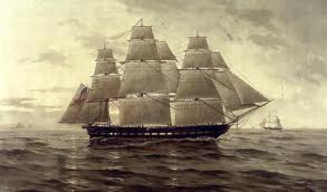 Britian Blockades Ameican Ports