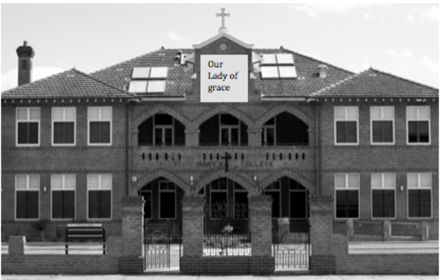 Our Lady of grace boarding school and convent for Augustinian nuns.