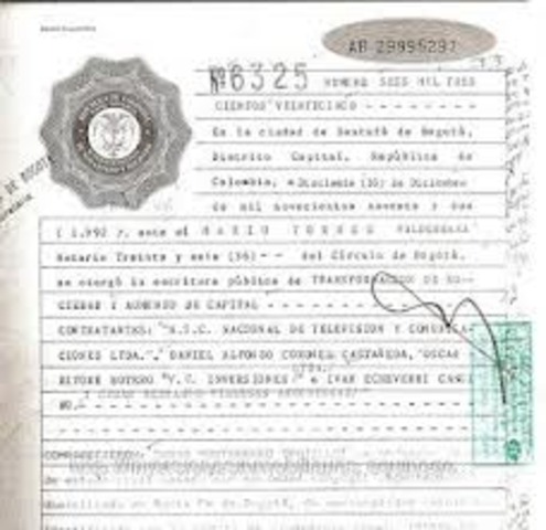 PROTOCOLO ACTA DE FUNDACION