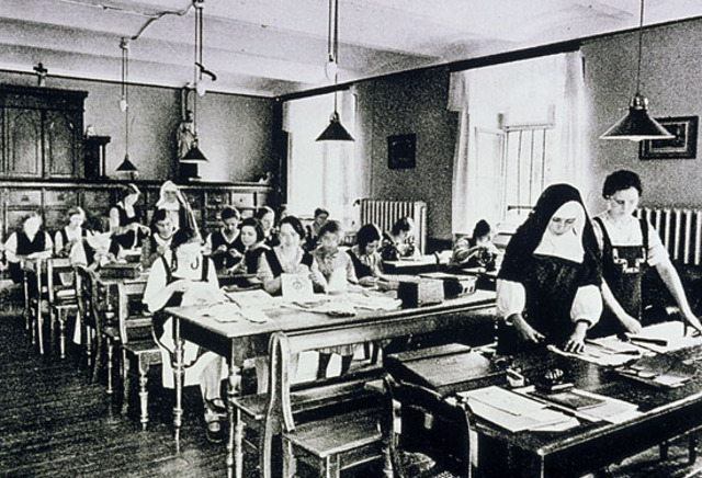 Enters Augustinian Convent for education