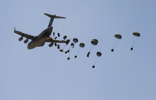 Food drop in Gotland