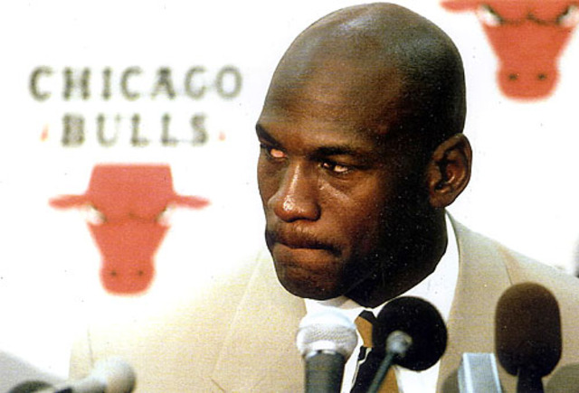 michael jordan retires from the nba