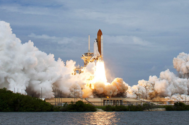 Space Shttle Launched from Cape Canaveral
