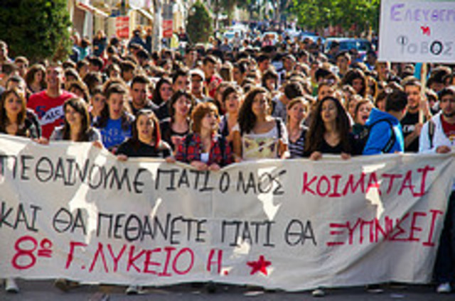 First protest of 2013