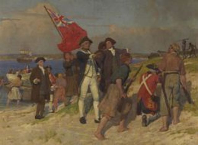 1770- Lieutenant James Cook claims the East coast for Australia