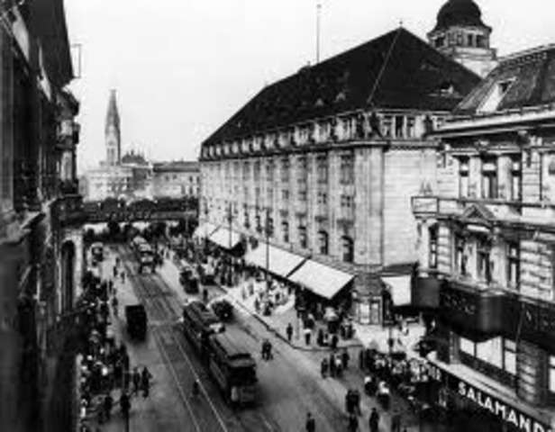 The development of department stores