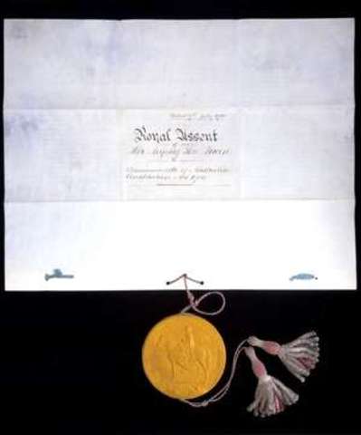 Queen Victoria signed the Commonwealth of Australia institution Act