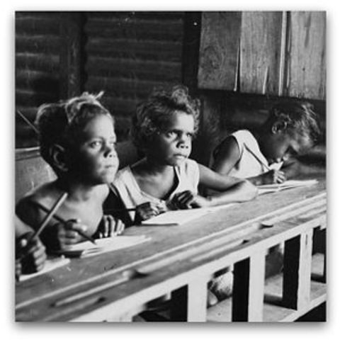 An Act was released for the removal of part-Aboriginal children