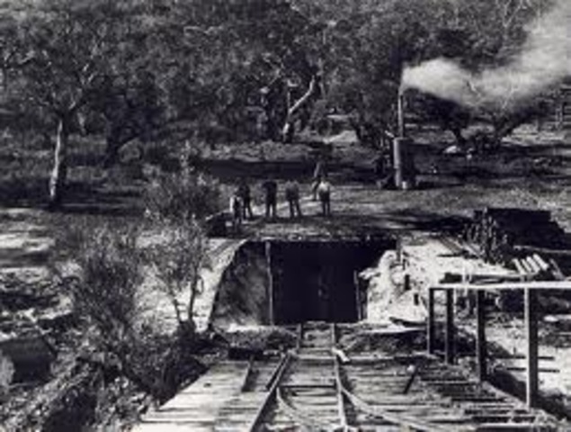 First coal mine established
