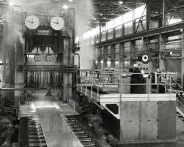 Enoch Hughes established a rolling mil in Melbourn