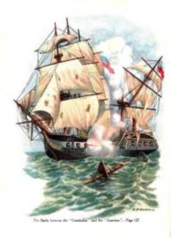 USS Constitution scores a victory