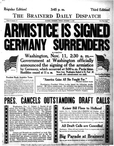 Armistice is Signed
