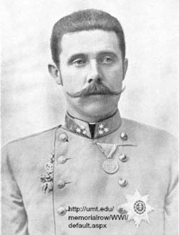 Archduke Franz Ferdinand Shot