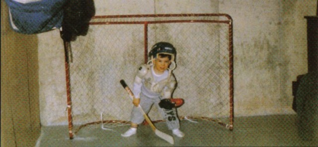 Crosby starts playing Hockey - AGE 2