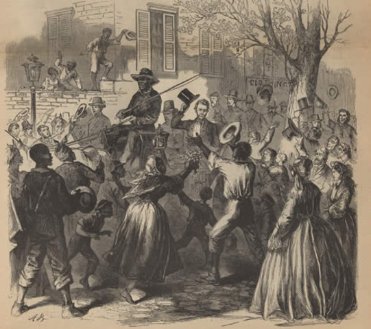 President Lincoln Tours the Rebel Capital