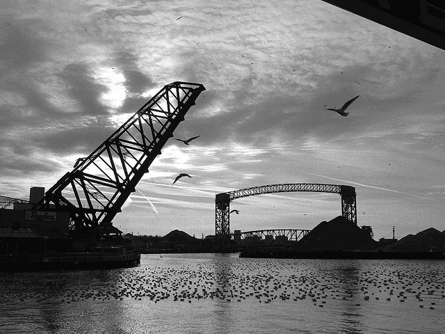 Cleveland's Cuyahoga River catches fire due to contamination of Industrial waste.