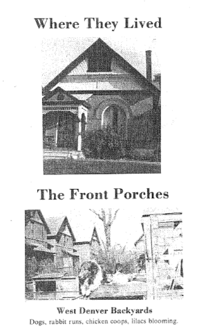 The Neighborhood- 1900-1910