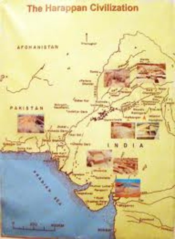 c. 2300 BC - The Harappan civilization rises in the Indus Valley.