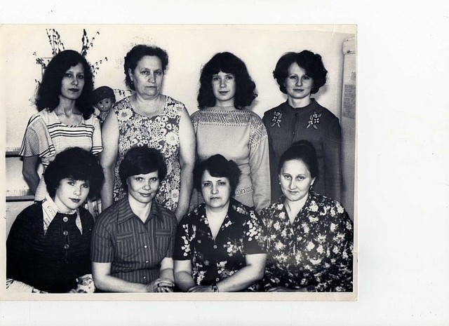 Педагогический коллектив 1980 год