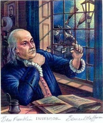 Benjamin Franklin invents the first bifocal lenses for eye glasses.